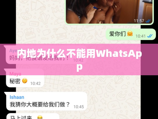 内地为什么不能用WhatsApp