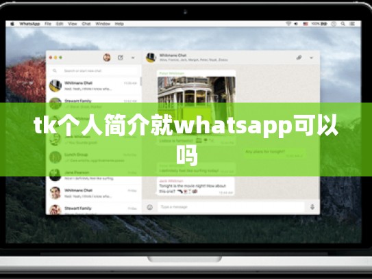 tk个人简介就whatsapp可以吗