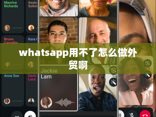 whatsapp用不了怎么做外贸啊