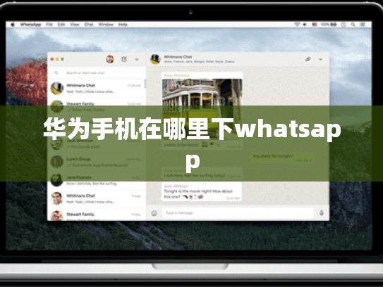 华为手机在哪里下whatsapp