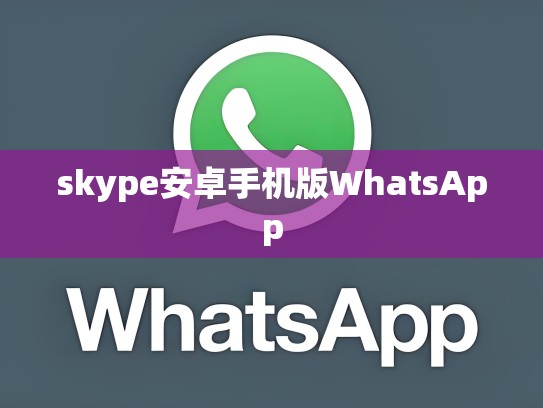 skype安卓手机版WhatsApp