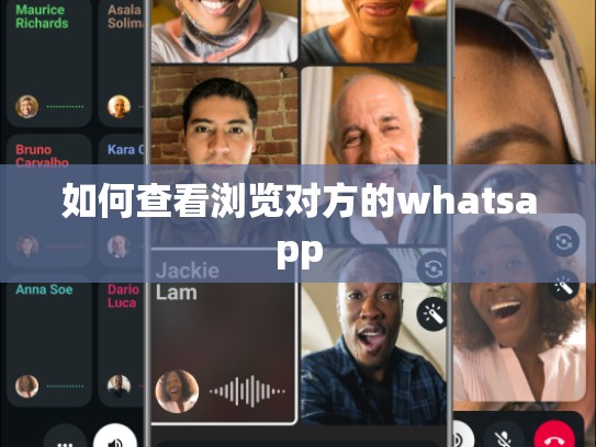 如何查看浏览对方的whatsapp