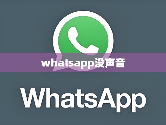 whatsapp没声音