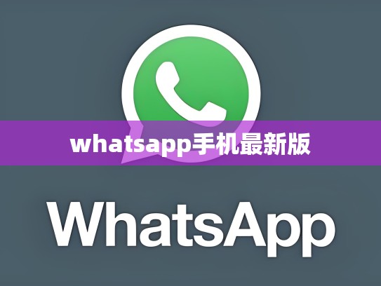 whatsapp手机最新版
