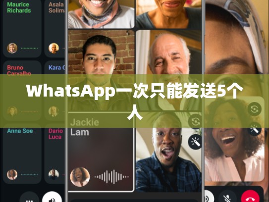 WhatsApp一次只能发送5个人