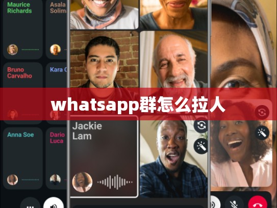 whatsapp群怎么拉人
