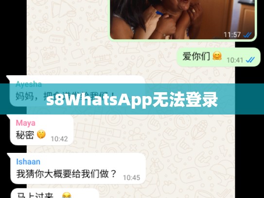 s8WhatsApp无法登录