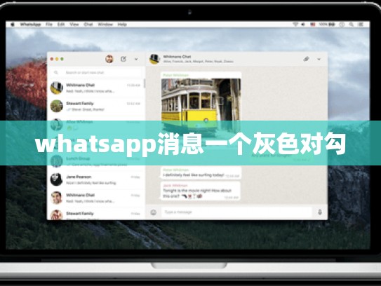 whatsapp消息一个灰色对勾