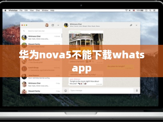 华为nova5不能下载whatsapp