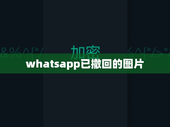 whatsapp已撤回的图片