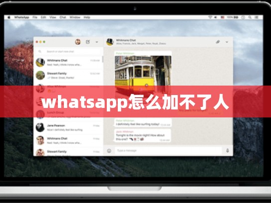 whatsapp怎么加不了人