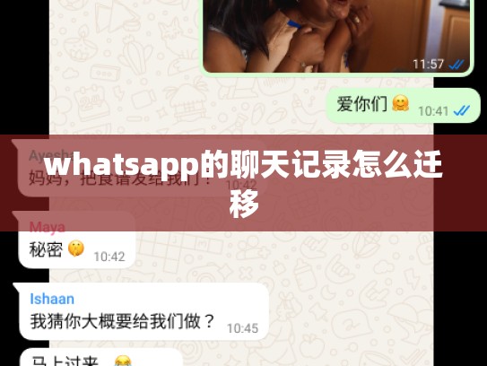 whatsapp的聊天记录怎么迁移