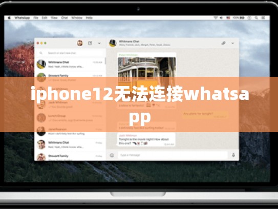iphone12无法连接whatsapp