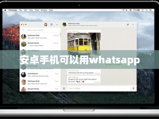 安卓手机可以用whatsapp