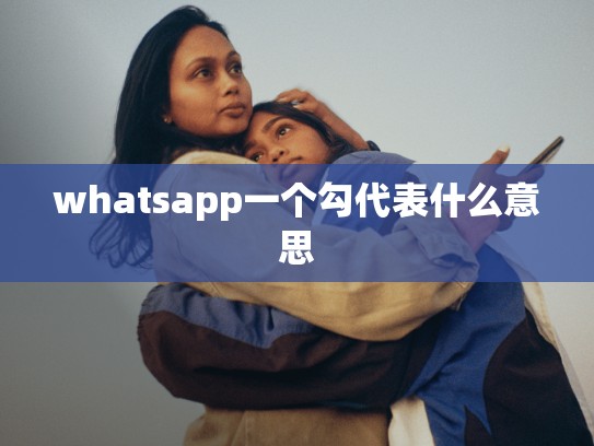 whatsapp一个勾代表什么意思