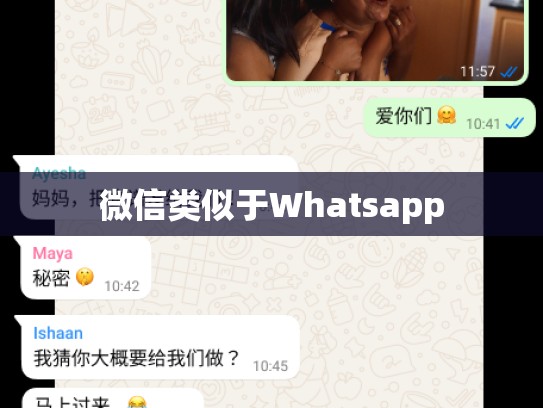 微信类似于Whatsapp