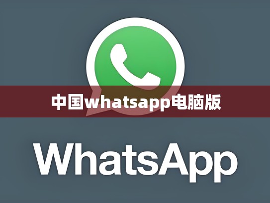 中国whatsapp电脑版
