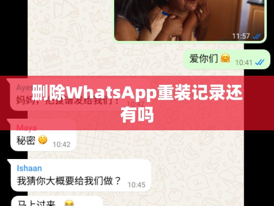 删除WhatsApp重装记录还有吗
