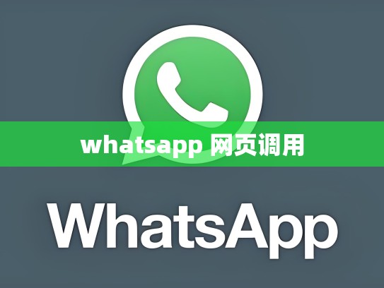whatsapp 网页调用