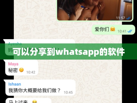 可以分享到whatsapp的软件
