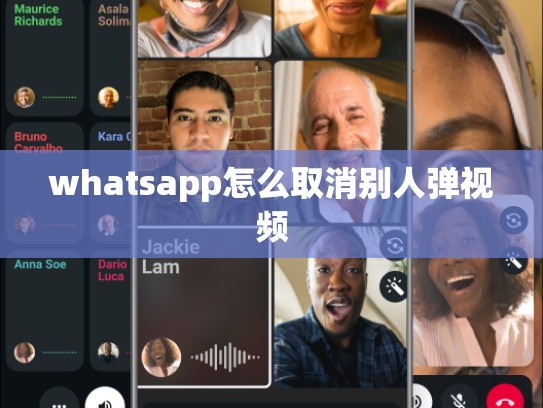 whatsapp怎么取消别人弹视频