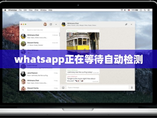 whatsapp正在等待自动检测