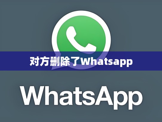 对方删除了Whatsapp
