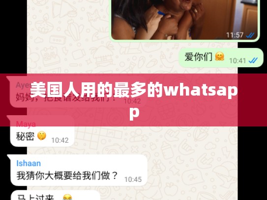 美国人用的最多的whatsapp