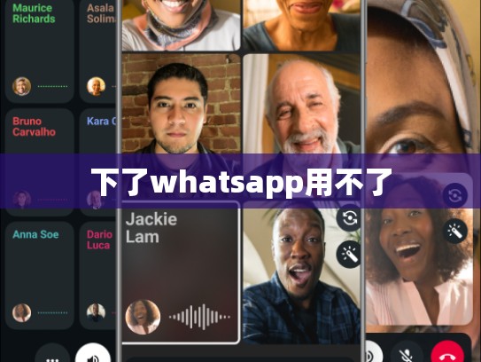 下了whatsapp用不了