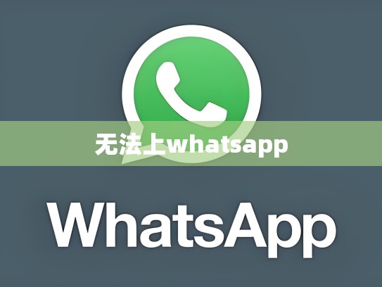 无法上whatsapp