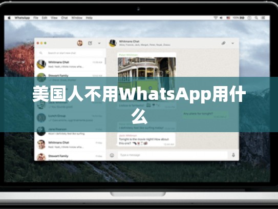 美国人不用WhatsApp用什么