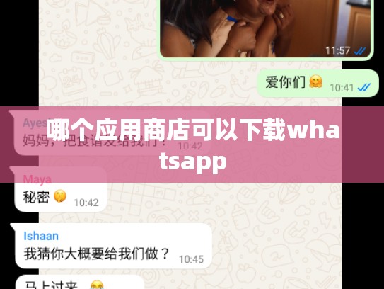 哪个应用商店可以下载whatsapp
