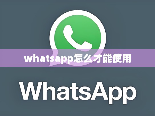 whatsapp怎么才能使用