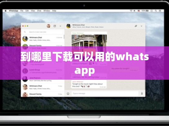 到哪里下载可以用的whatsapp