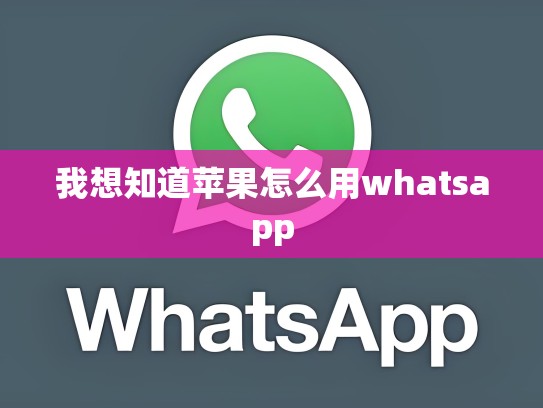 我想知道苹果怎么用whatsapp