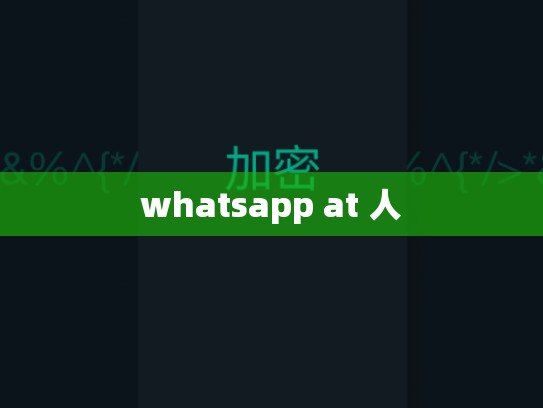whatsapp at 人