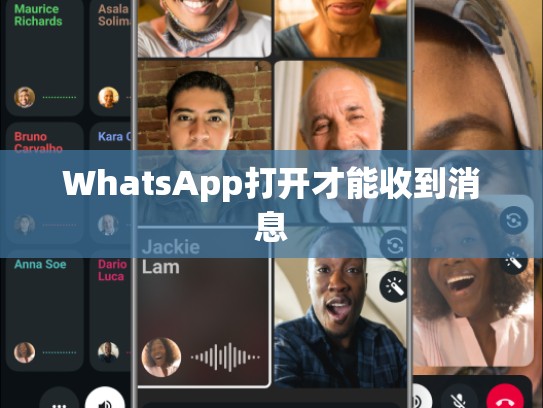 WhatsApp打开才能收到消息