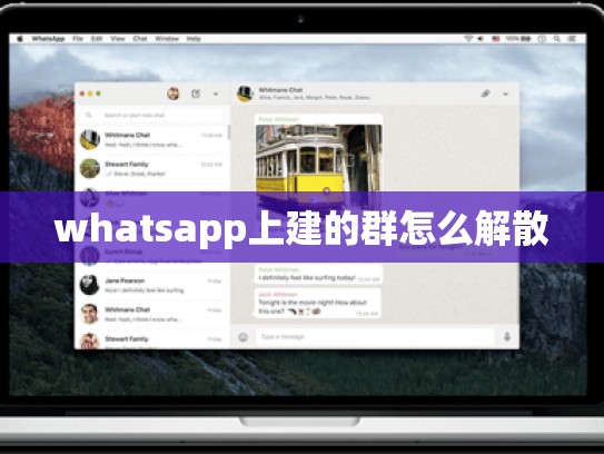 whatsapp上建的群怎么解散