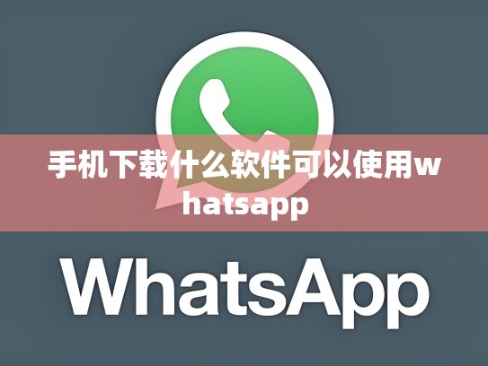手机下载什么软件可以使用whatsapp