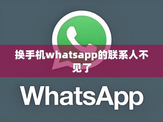 换手机whatsapp的联系人不见了