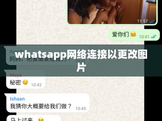 whatsapp网络连接以更改图片