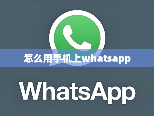 怎么用手机上whatsapp