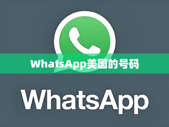 WhatsApp美国的号码