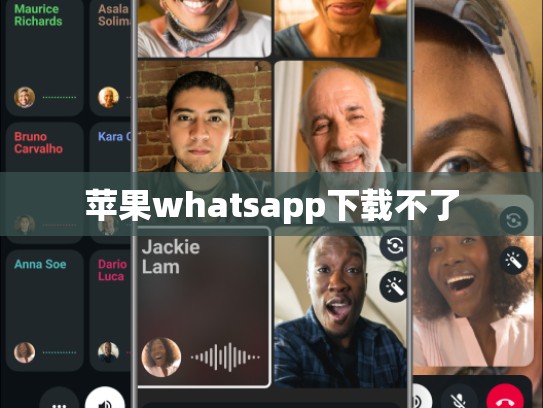 苹果whatsapp下载不了