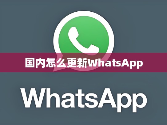 国内怎么更新WhatsApp