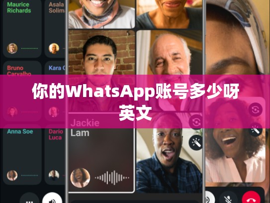 你的WhatsApp账号多少呀英文