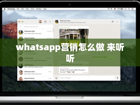 whatsapp营销怎么做 来听听