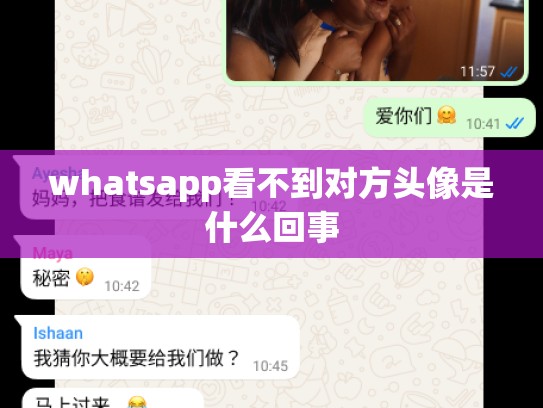 whatsapp看不到对方头像是什么回事