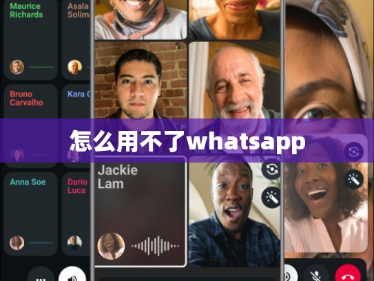 怎么用不了whatsapp