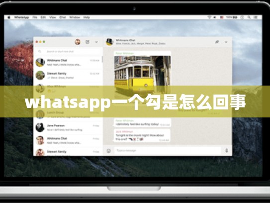 whatsapp一个勾是怎么回事